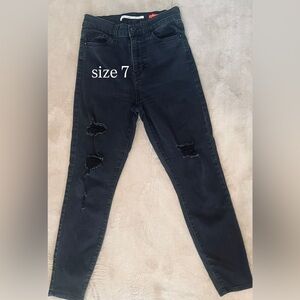 celebrity pink black jeans